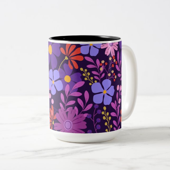 Tasse 2 Couleurs Charme tropical (Devant droit)