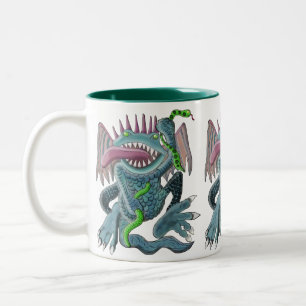 Tasse 2 Couleurs Charmeur de serpent grenouille dragon