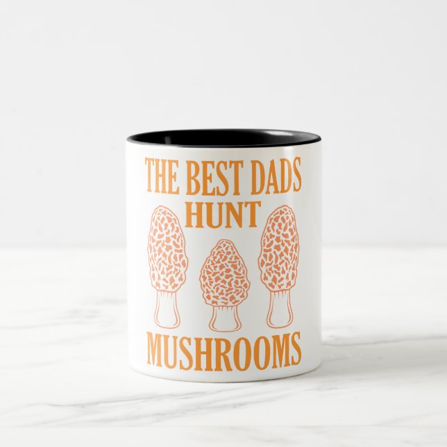 Tasse 2 Couleurs Chasse aux champignons Dads Morels Chasse Mycologu (Centre)