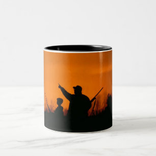 Tasse 2 Couleurs Chasse avec papa