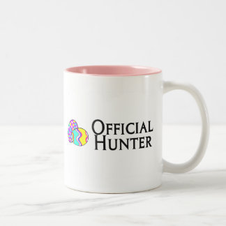 Tasse 2 Couleurs Chasseur officiel d'oeuf de pâques