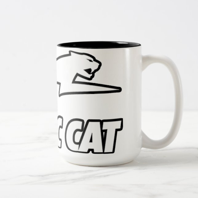 Tasse 2 Couleurs Chat d'artique (Droit)