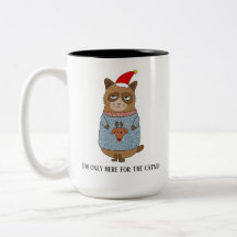 Chat de Noël sarcastique et drôle