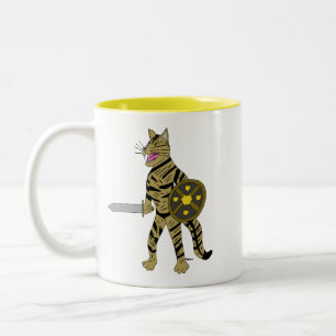 Tasse 2 Couleurs Chat guerrier
