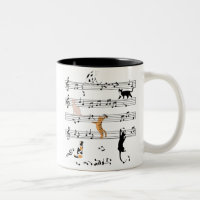 Chat Jouer Note Musique, Naughty Cadeau Chat, Chat