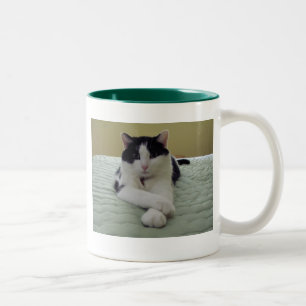 Tasse 2 Couleurs Chat - la vie est bonne