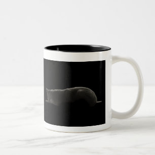 Tasse 2 Couleurs Chat Silhouette