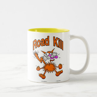 Tasse 2 Couleurs Chat tueur de route