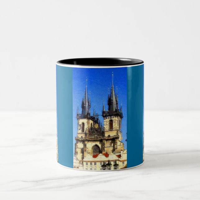 Tasse 2 Couleurs Château de Prague (Centre)