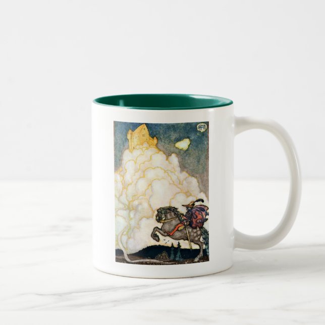 Tasse 2 Couleurs Château de Rosy Clouds (Droit)