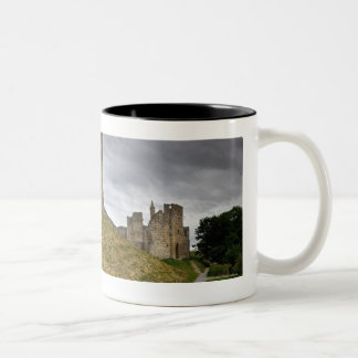 Tasse 2 Couleurs Château de Warkworth dans le Northumberland,