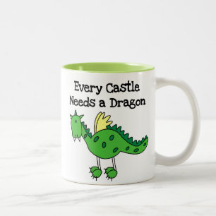 Tasse 2 Couleurs Château Dragon