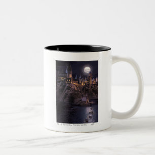 Tasse 2 Couleurs Château Harry Potter   Grand lac à Hogwarts