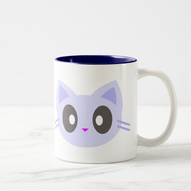 Tasse 2 Couleurs chaton mignon (Droit)
