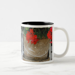 Tasse 2 Couleurs Chaton regardant la fenêtre