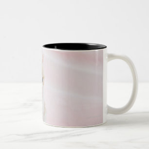 Tasse 2 Couleurs Chaton sur l'arrière - plan rose