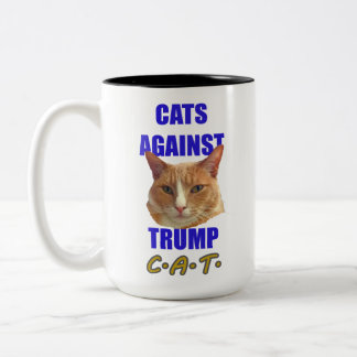 Tasse 2 Couleurs Chats contre l'atout C.A.T.