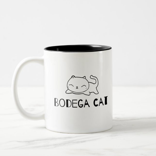 Tasse 2 Couleurs Chats de Bodega (Gauche)
