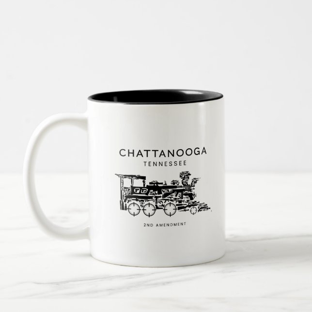 Tasse 2 Couleurs Chattanooga Choo 2e Amendement (Gauche)