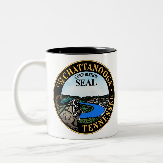 Tasse 2 Couleurs Chattanooga Tennessee (Gauche)