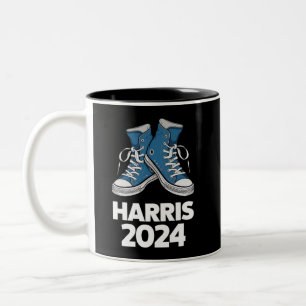 Tasse 2 Couleurs Chaussure de vote pour la présidente Kamala HARRIS