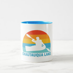 Tasse 2 Couleurs Chautauqua Lake New York Kayak