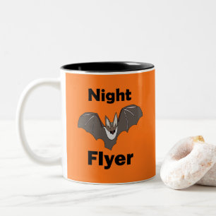 Tasse 2 Couleurs Chauve-souris mignonne effrayante nocturne