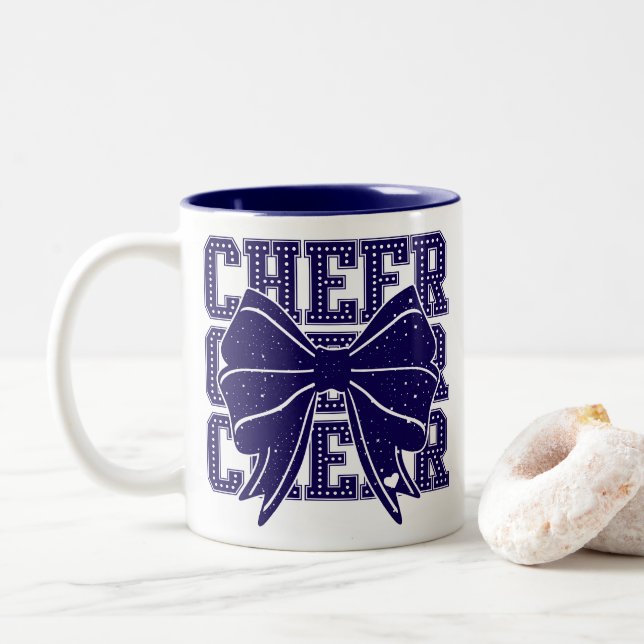 Tasse 2 Couleurs Cheer Bow (Avec donut)