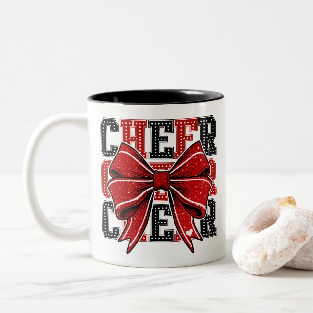 Tasse 2 Couleurs Cheer Bow (Avec donut)