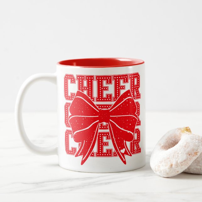 Tasse 2 Couleurs Cheer Bow (Avec donut)