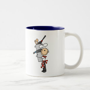 Tasse 2 Couleurs Chef avec Tshirts de casseroles et cadeaux