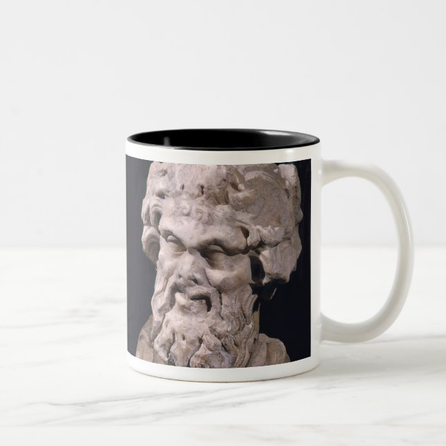 Tasse 2 Couleurs Chef de Bacchus et satyre d'un pilier hermatic (Droit)