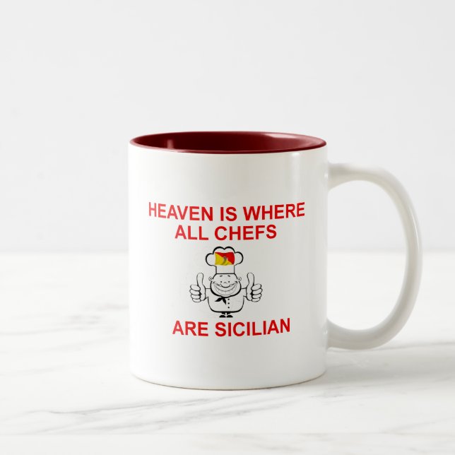Tasse 2 Couleurs Chefs siciliens (Droit)