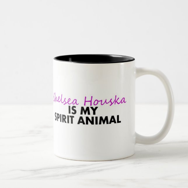Tasse 2 Couleurs Chelsea est mon animal d'esprit (Droit)