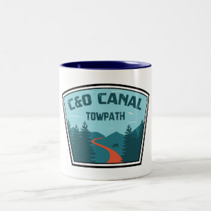 Tasse 2 Couleurs Chemin d'accès du canal C&O