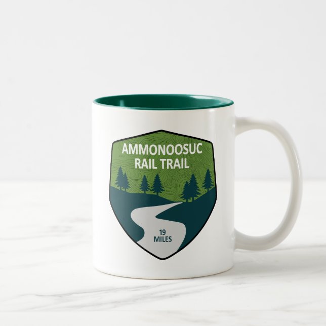 Tasse 2 Couleurs Chemin de fer Ammonoosuc New Hampshire (Droit)