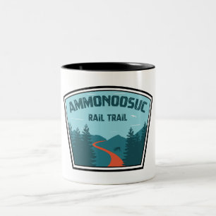 Tasse 2 Couleurs Chemin de fer Ammonoosuc New Hampshire