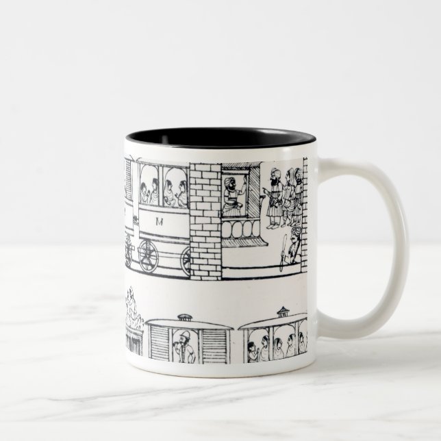 Tasse 2 Couleurs Chemin de fer indien (Droit)