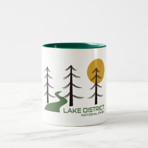 Tasse 2 Couleurs Chemin du parc national Lake District