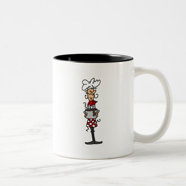 Tasse 2 Couleurs Chemises et cadeaux de chef (Droit)