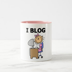 Tasse 2 Couleurs Chemises et Cadeaux pour Blogueuse