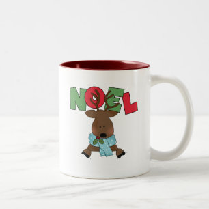 Tasse 2 Couleurs Chemises et cadeaux Reindeer Noel