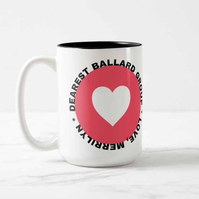 Tasse 2 Couleurs Cher Ballard, Amour Merrilyn (Gauche)