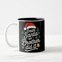 Cher Père Noël Mon Frère L'a Fait Drôle De Noël 