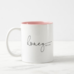 Tasse 2 Couleurs Chérie établie Cadeau de grand-mère pour la fête