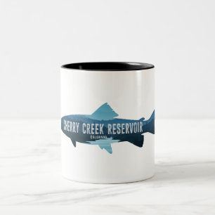 Tasse 2 Couleurs Cherry Creek Réservoir Colorado Fish