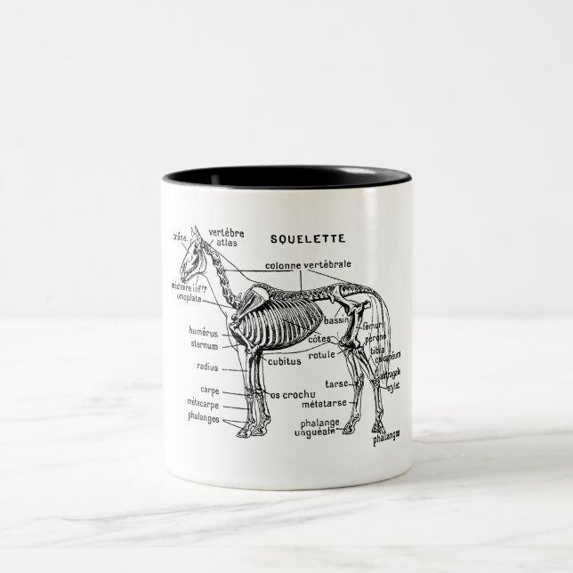 Tasse 2 Couleurs Cheval (Centre)