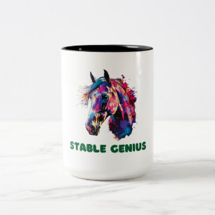 Tasse 2 Couleurs Cheval