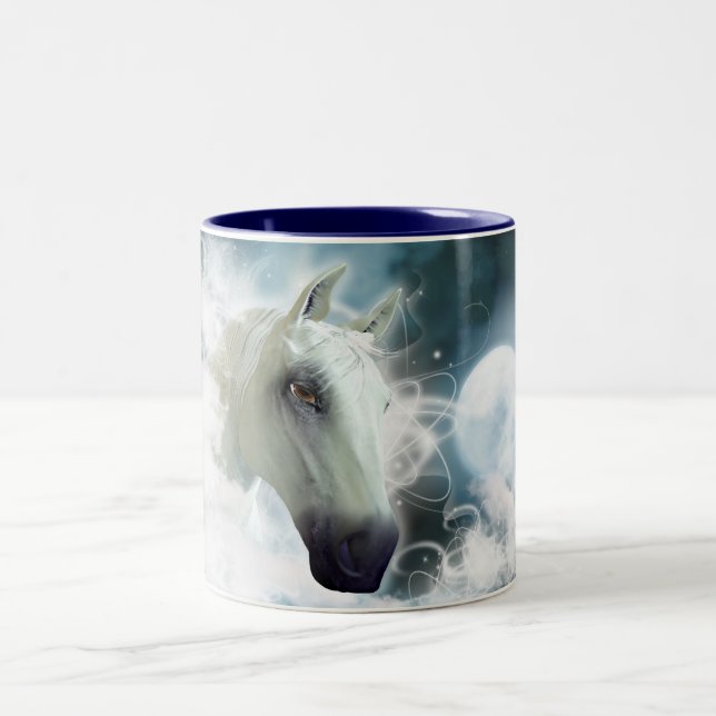 Tasse 2 Couleurs Cheval arabe (Centre)