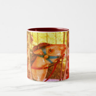 Tasse 2 Couleurs Cheval Carrousel En Miroir